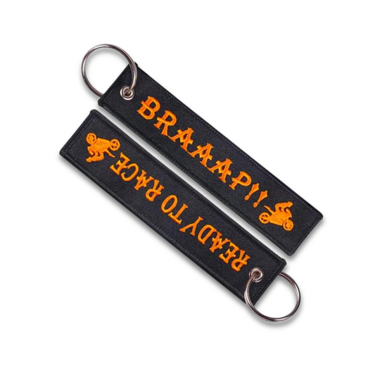 BRAAAP Ready to Race Keyring Jet Tag