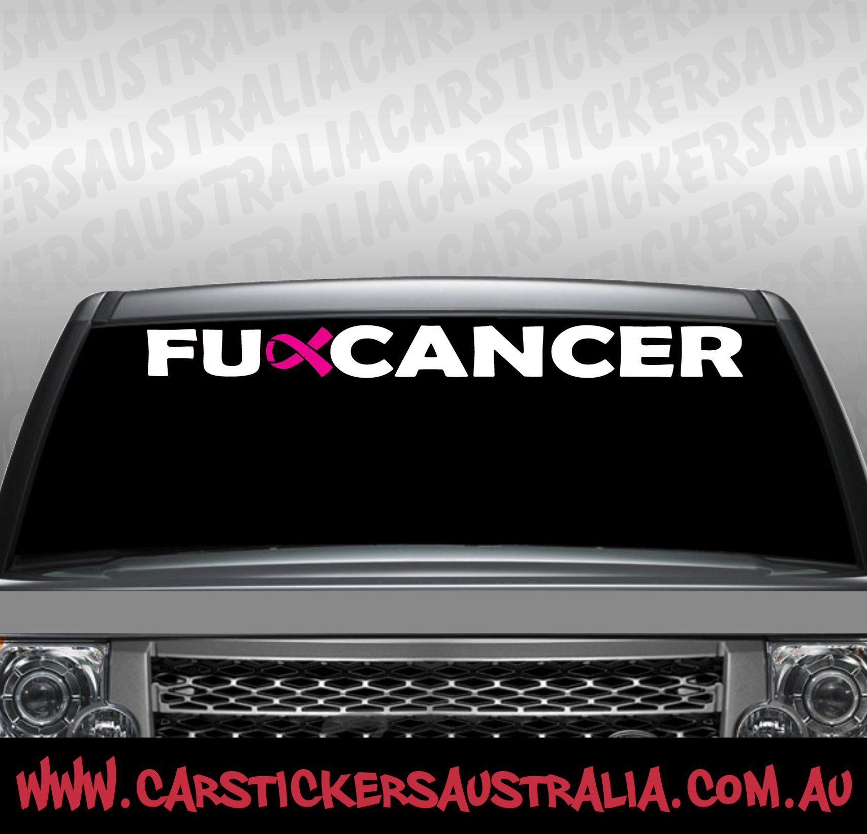 Fuck Cancer Banner (Style 1) – CarStickers Australia